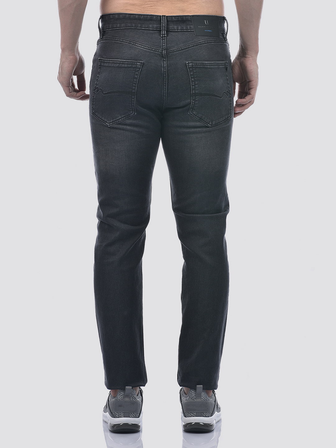 Numero Uno Men Faded Black Jeans